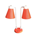 Lámpara de mesa dos luces. 1950