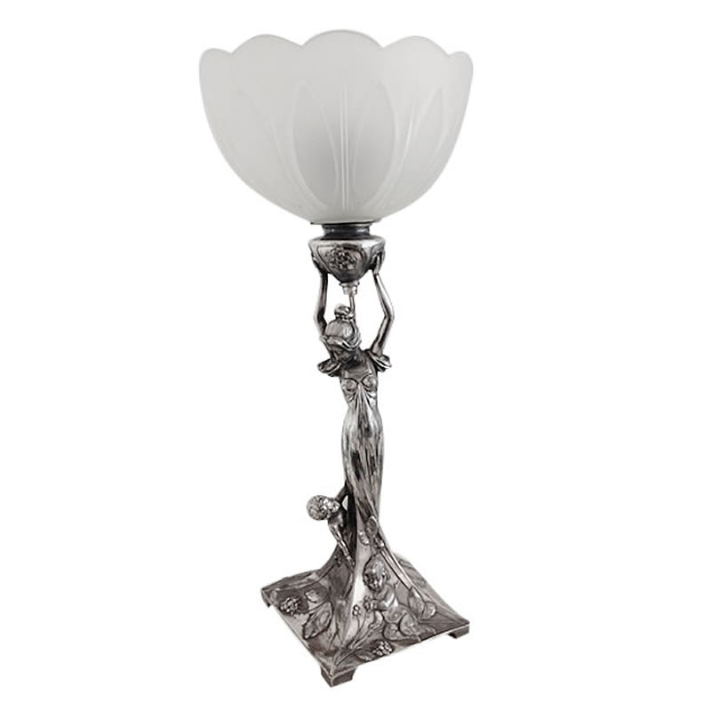 Lámpara de mesa art nouveau. Alemania. 1910