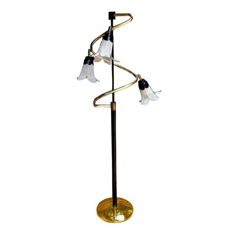 Lámpara de pie tres luces. 1950