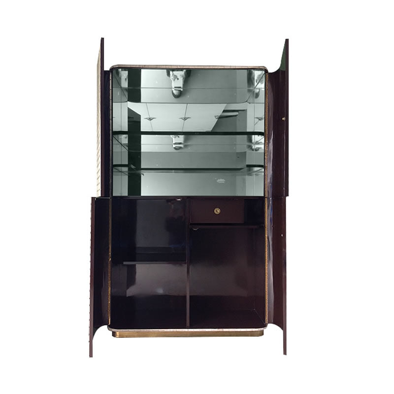 Mueble bar en fichas de marfil . 1970