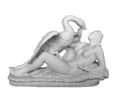 Leda y el cisne. Bisquit. Scheibe Alsbach. Alemania. 1940