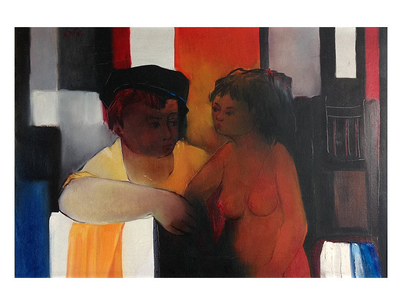 Samuel Muñoz. Oleo sobre lienzo