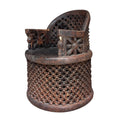 Silla africana de la tribu Bamileke. Camerun. Siglo XX
