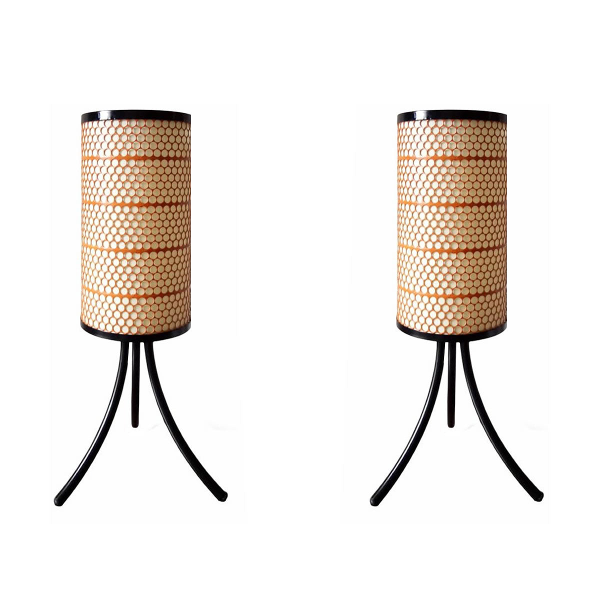 Par de  de lamparas de mesa. 1960paras de mesa. 1960
