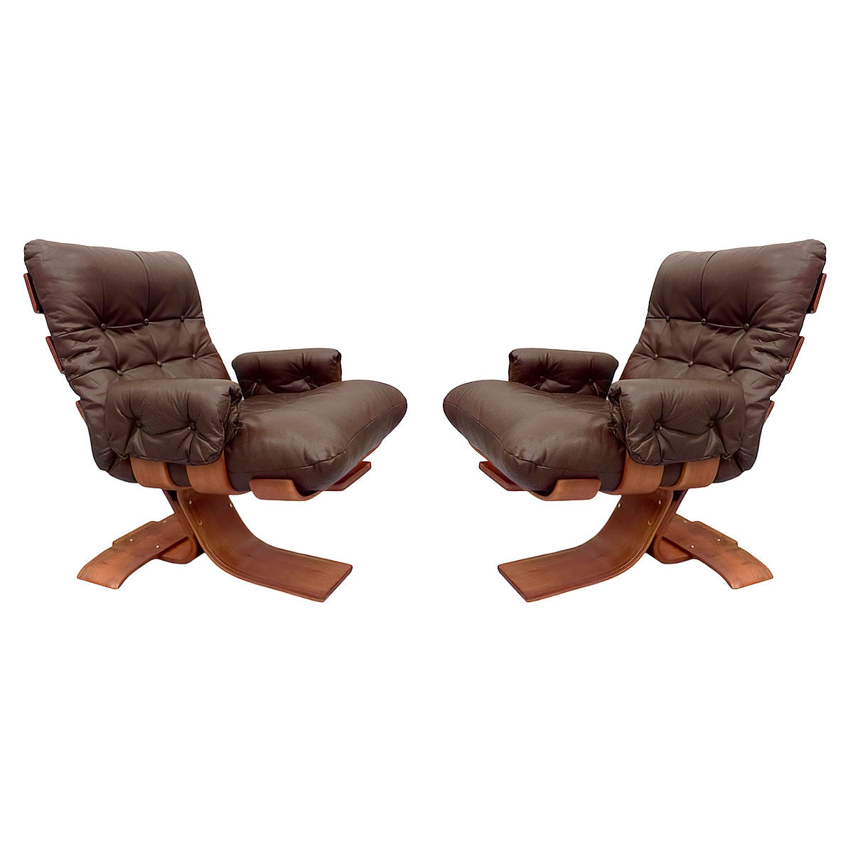 Par de sillas. Scanform. 1960