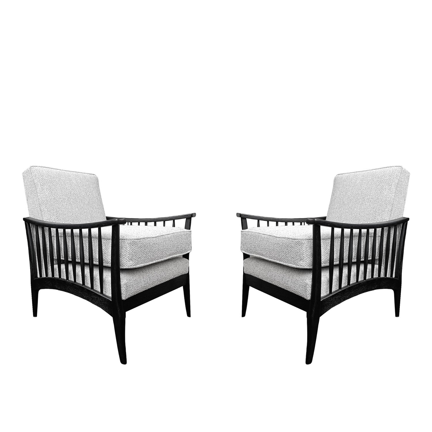 Par de sillas estilo escandinavo. 1950