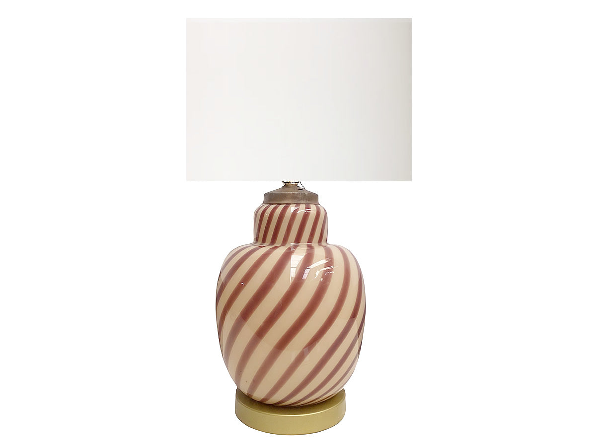Lampara de mesa murano. 1960