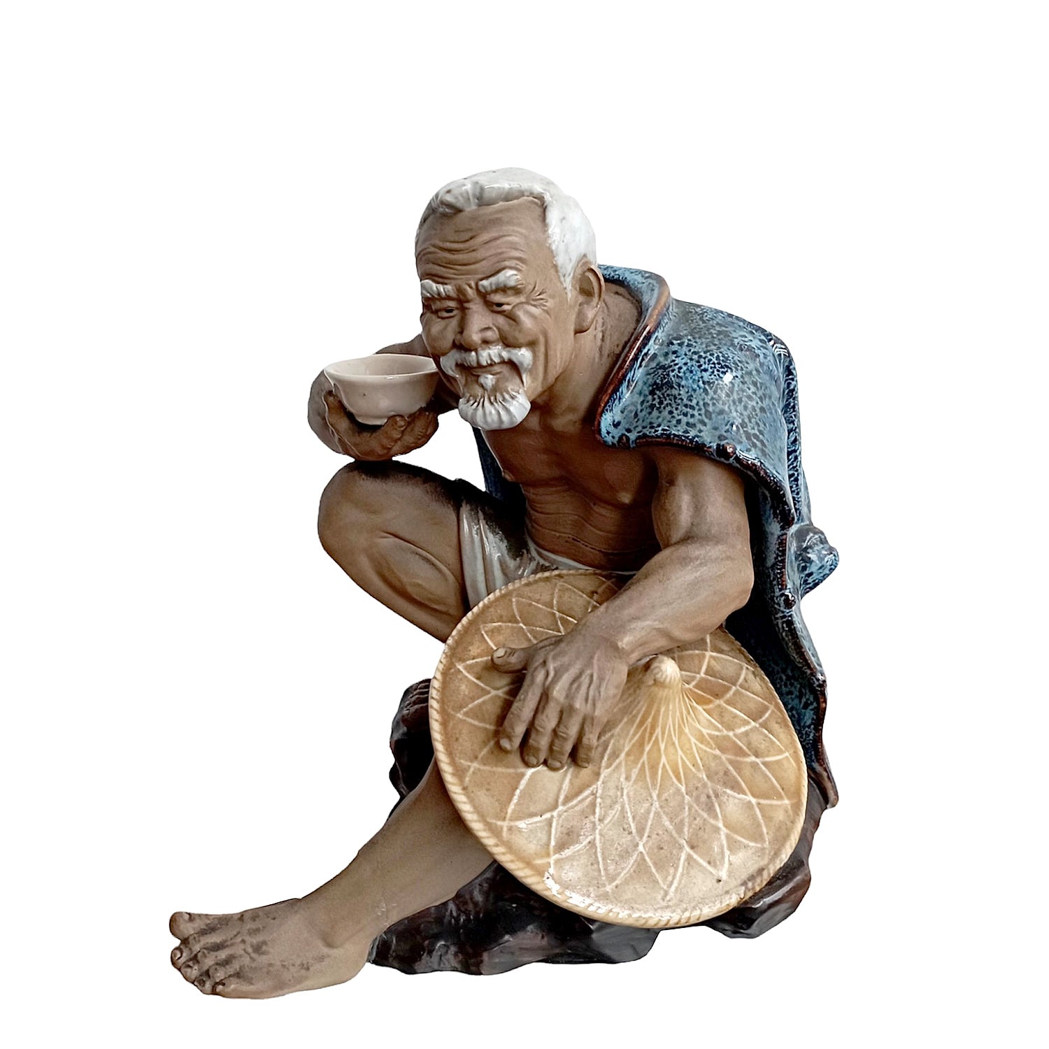 Figura oriental Shiwan. China. 1960