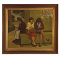 Oleo Sobre lienzo. Jose Ismael Rivera. 1993