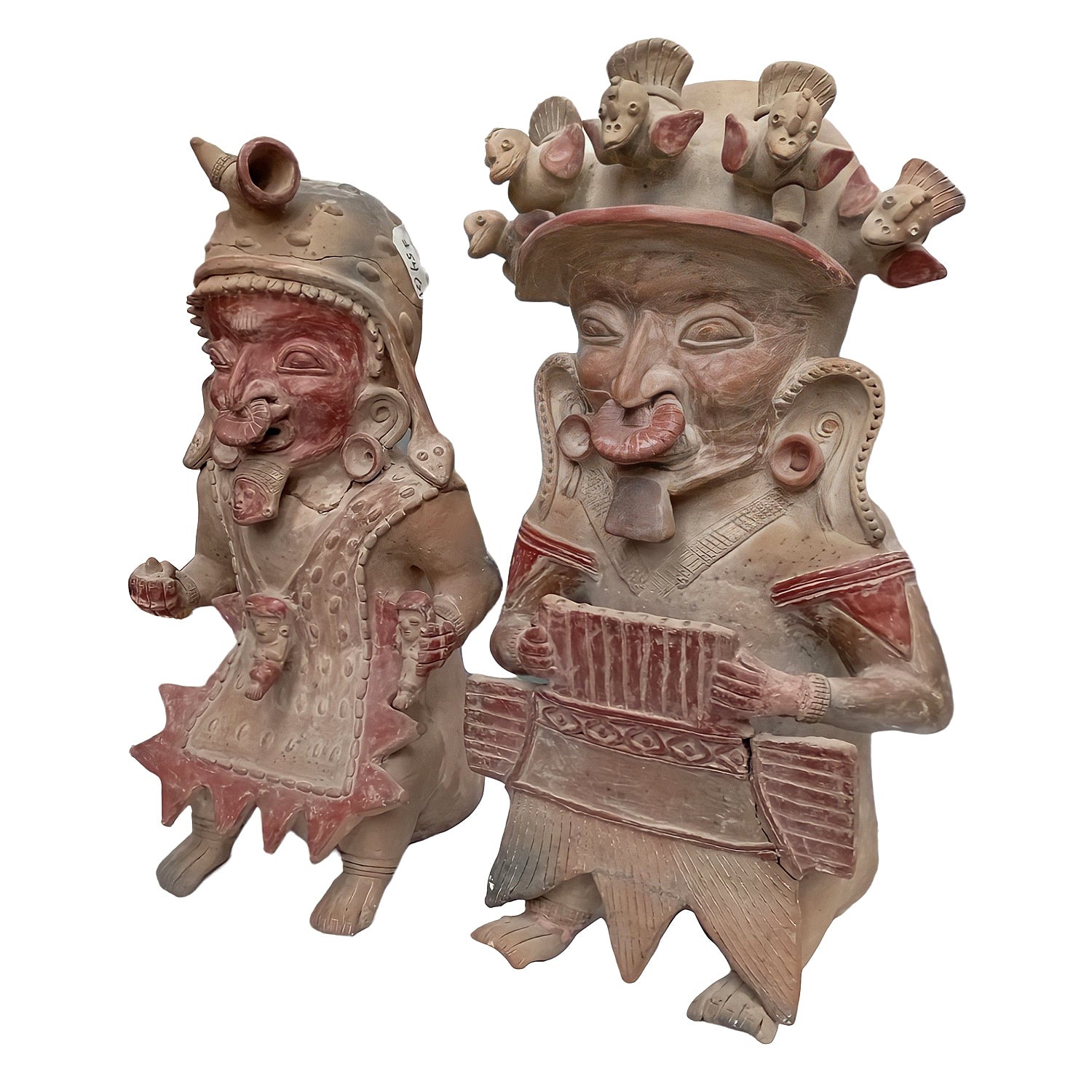 Figuras mexicanas terracota mayas