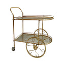 Carro bar en bronce. 1960