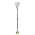Lampara de pie. bronce y murano. 1970