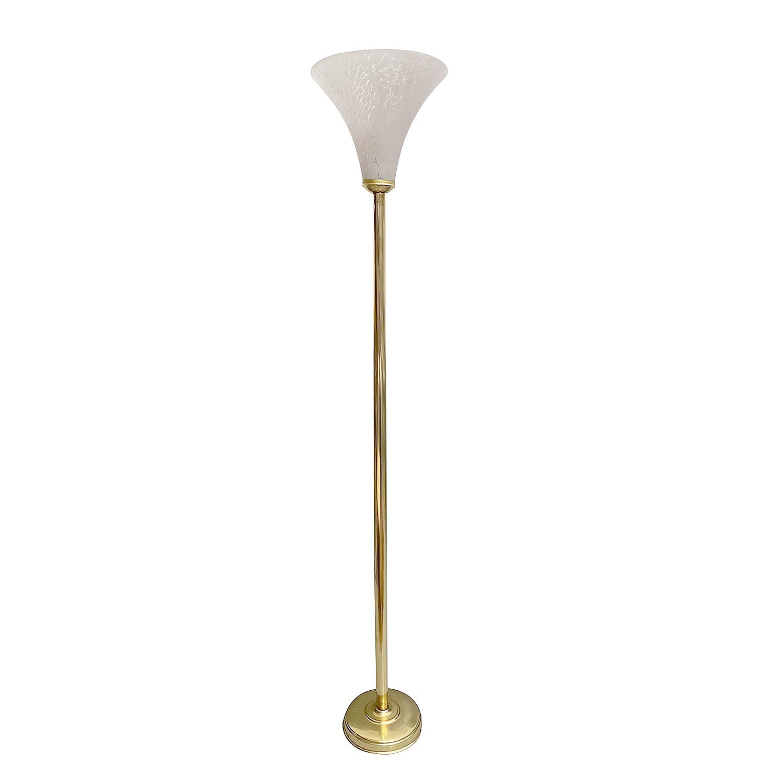 Lampara de pie. bronce y murano. 1970