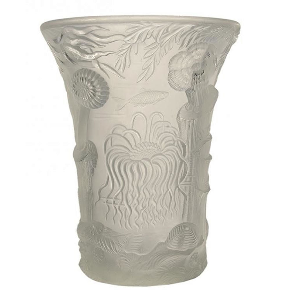 "Sea Life" Florero art deco. Josef Inwald. 1930