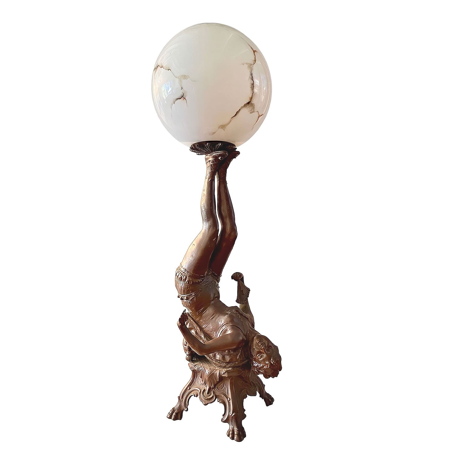 Lampara de mesa art nouveau. Principio S. XX
