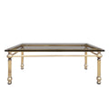 Mesa de centro en bronce. 1980