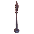 Virgen con columna talla en madera