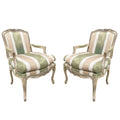 Par de sillas estilo Louis XV
