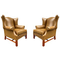 Par de sillas orejonas Camacho Roldan. 1960