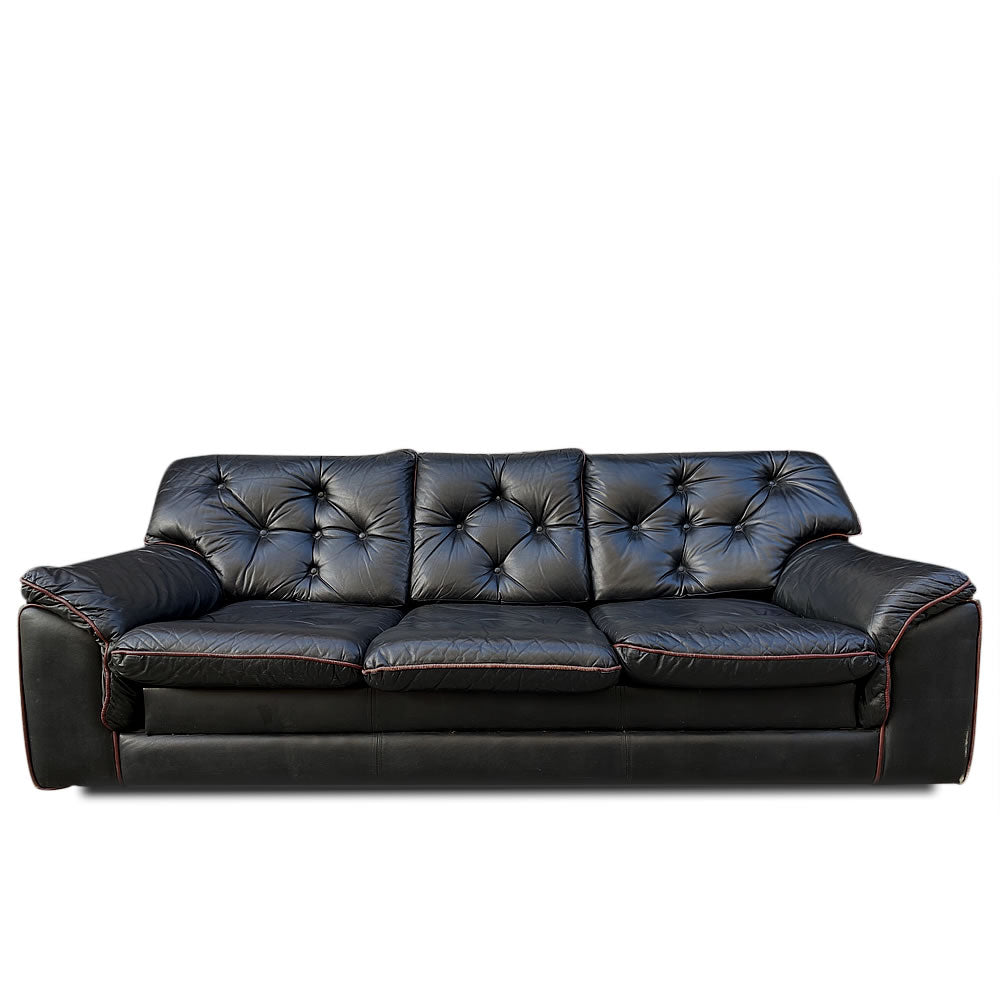 Sofa cama en cuero