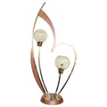 Lámpara de mesa 2 luces. 1950