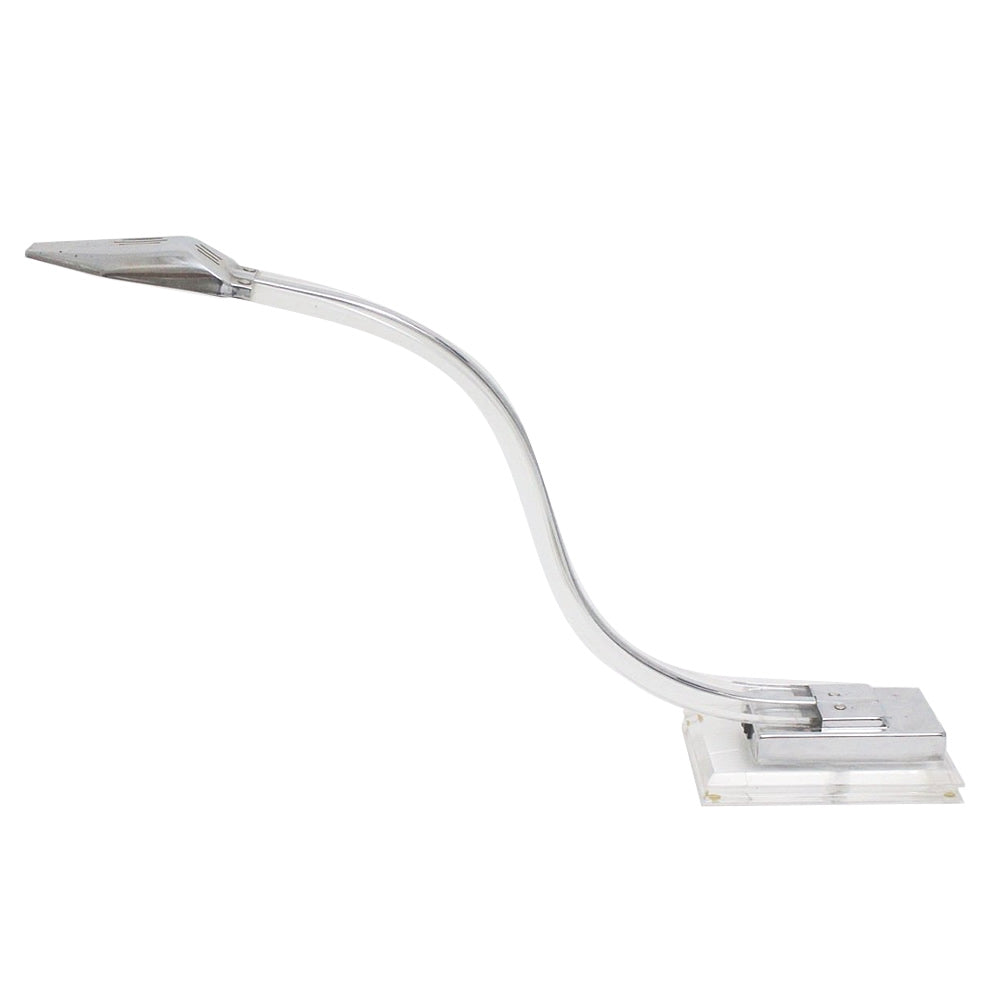 Lampara de mesa o escritorio. Acrilico. 1980