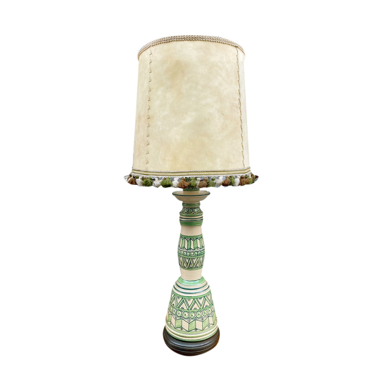 Lampara de mesa. ceramica .1960