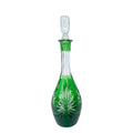Licorera en cristal Bohemia. Mediados S. XX
