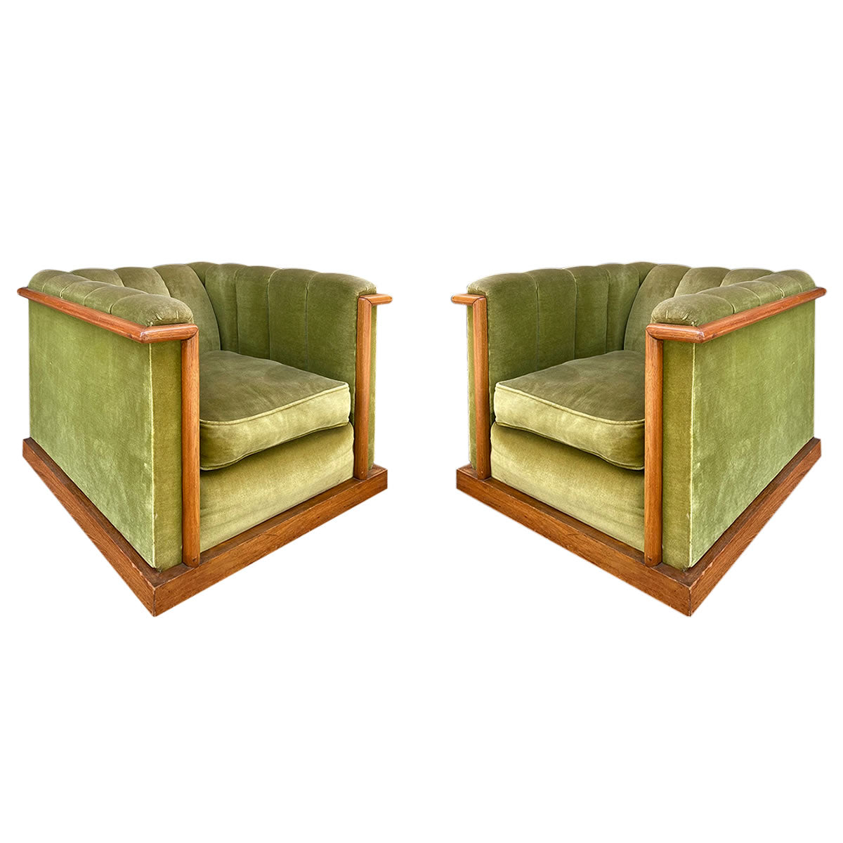 Par de sillas art deco