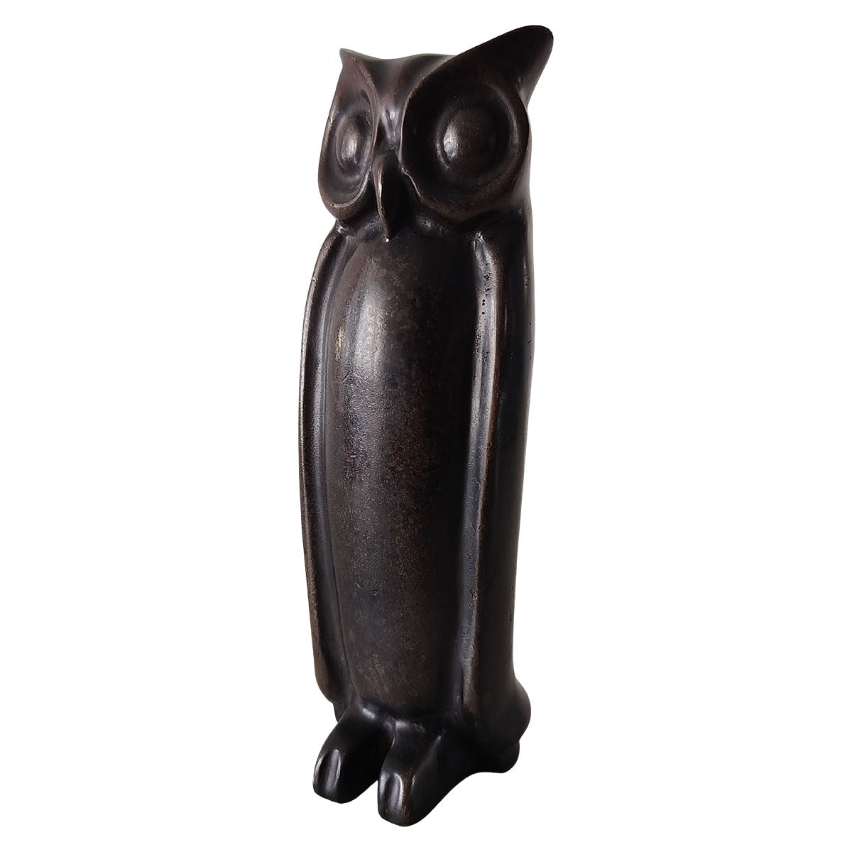 Buho en bronce