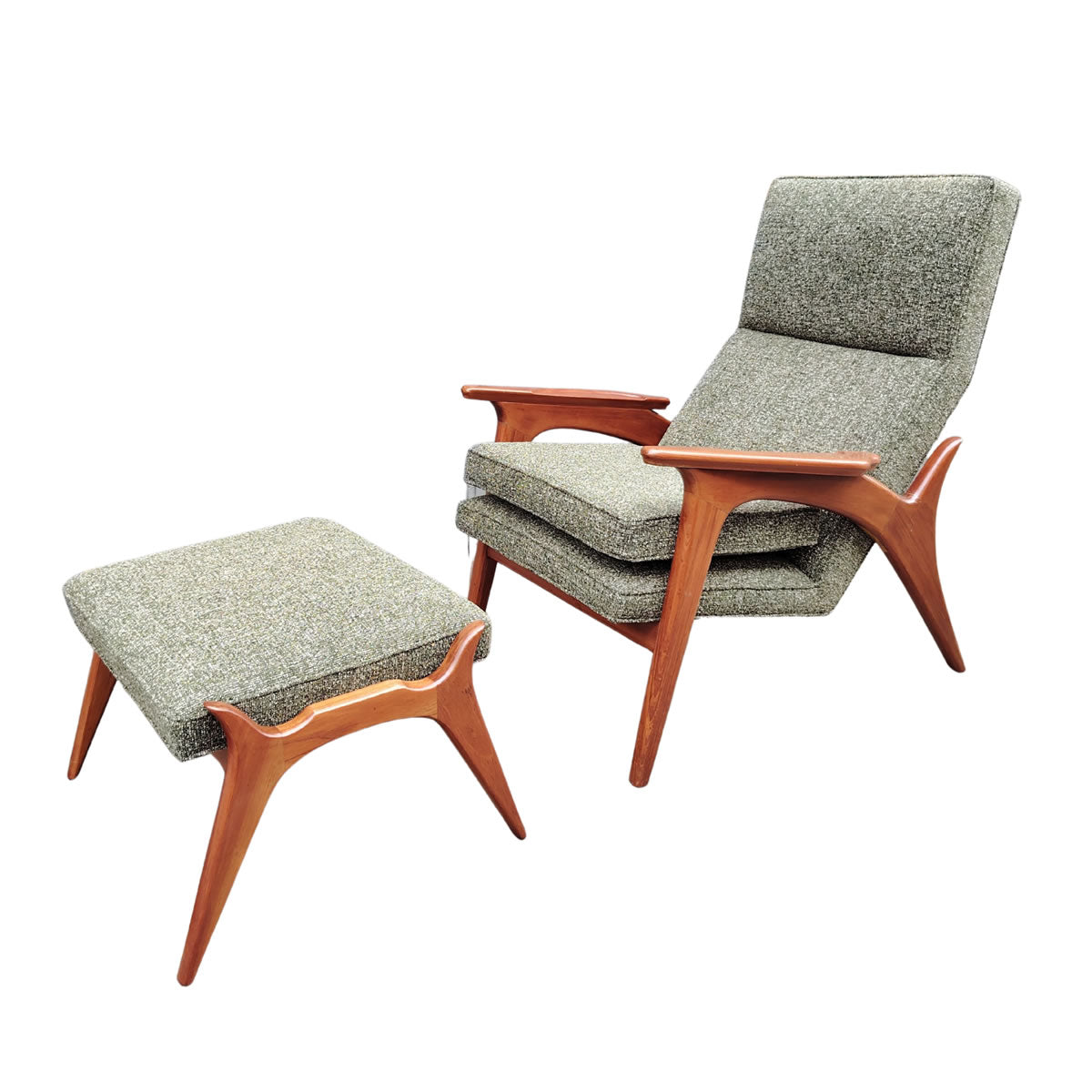 Silla con descansa pies. 1960