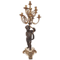 Candelabro en bronce 9 luces