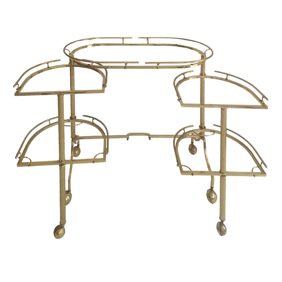 Carro bar en bronce. Italia. S.XX