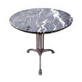 Mesa de comedor en hierro y marmol