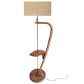 Lampara de pie en bamboo. 1950