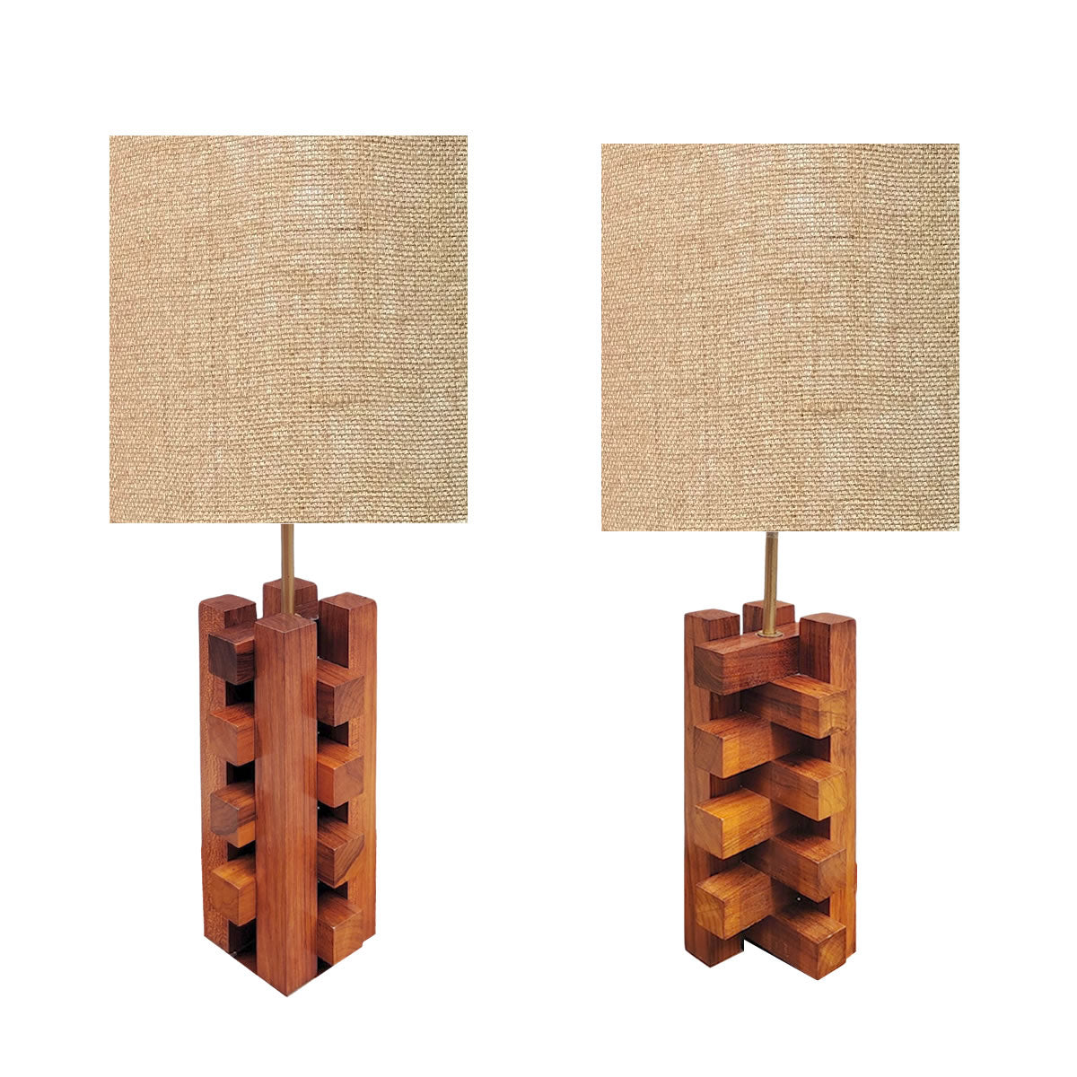 Par lamparas de mesa. 1970
