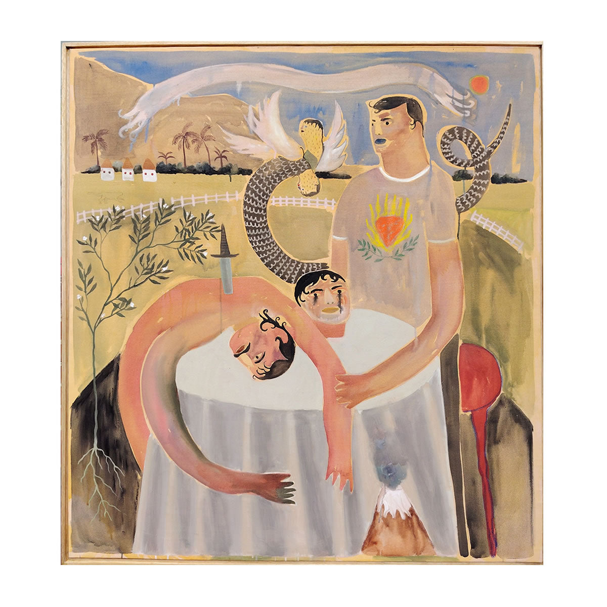 Nicolas Mejia."No nacimos pa semilla". Acrílico sobre lienzo. 2006